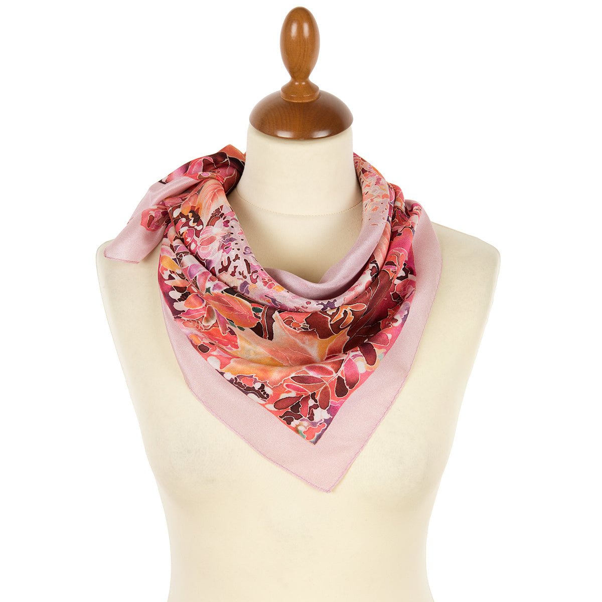 Платок шелковый «Осенний мотив» 10293-3