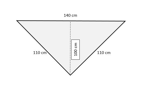 Orenburg downy neckerchief KWO-9, 110x140x110 cm