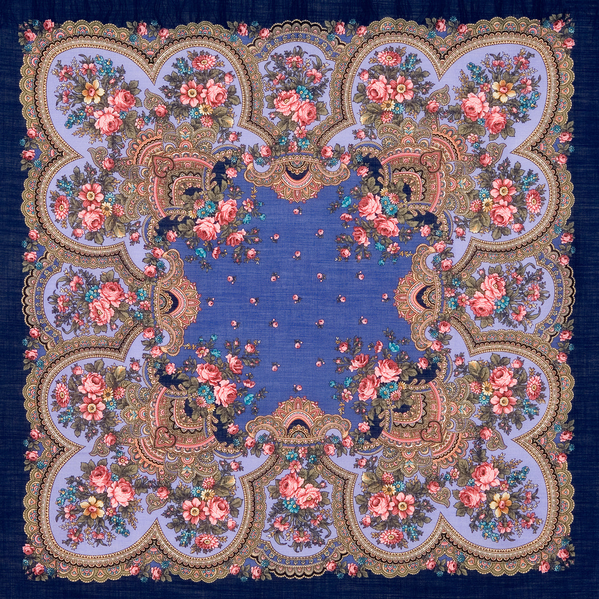Shawl "Heart-to-heart conversation"