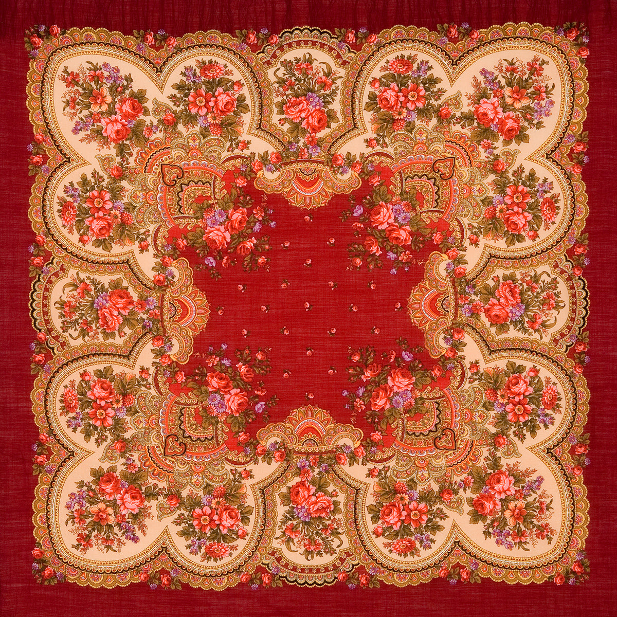 Shawl "Heart-to-heart conversation"