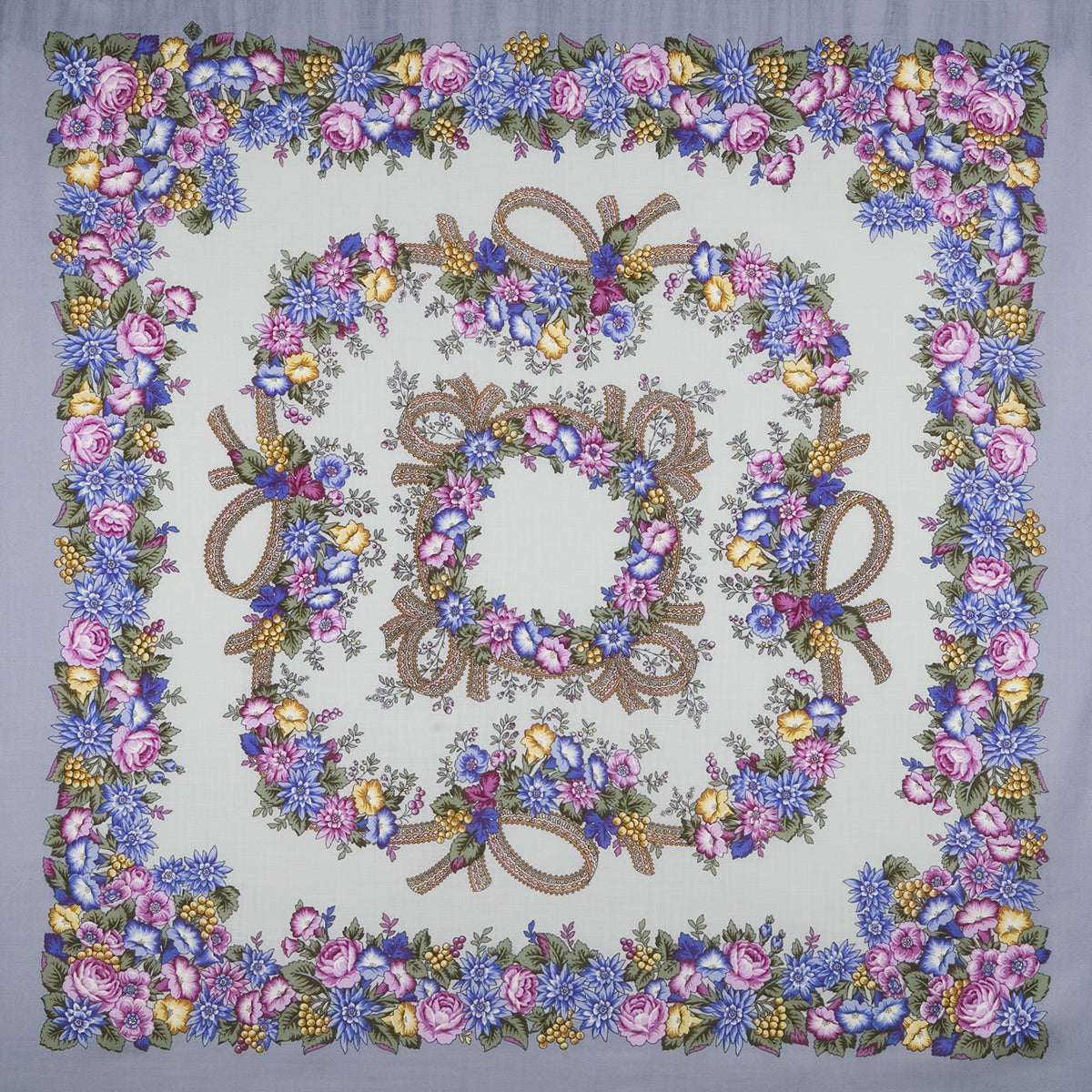Shawl "Rowanberries Beads"