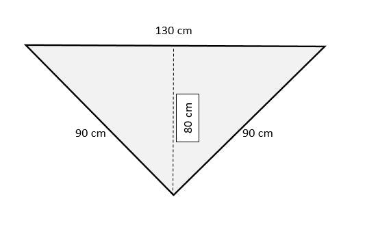 Uryupinsk downy neckerchief # KW-102, 90x130x90 cm