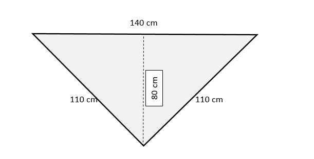 Orenburg downy neckerchief KGO-10, 110x140x110 cm