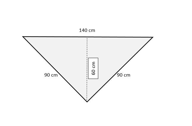 Uryupinsk downy neckerchief # KG-43, 90x140x90 cm