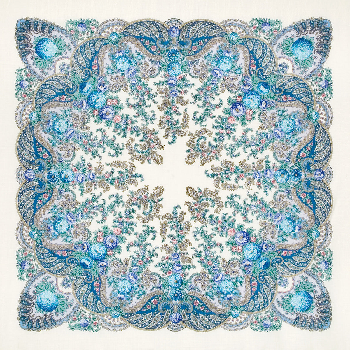 Shawl "Spring creek"