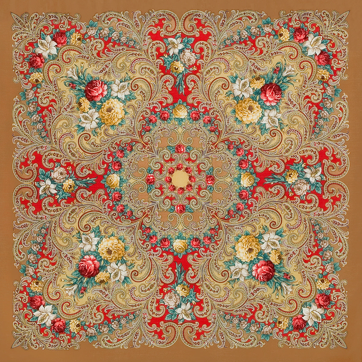 Shawl "The mystery of the heart"