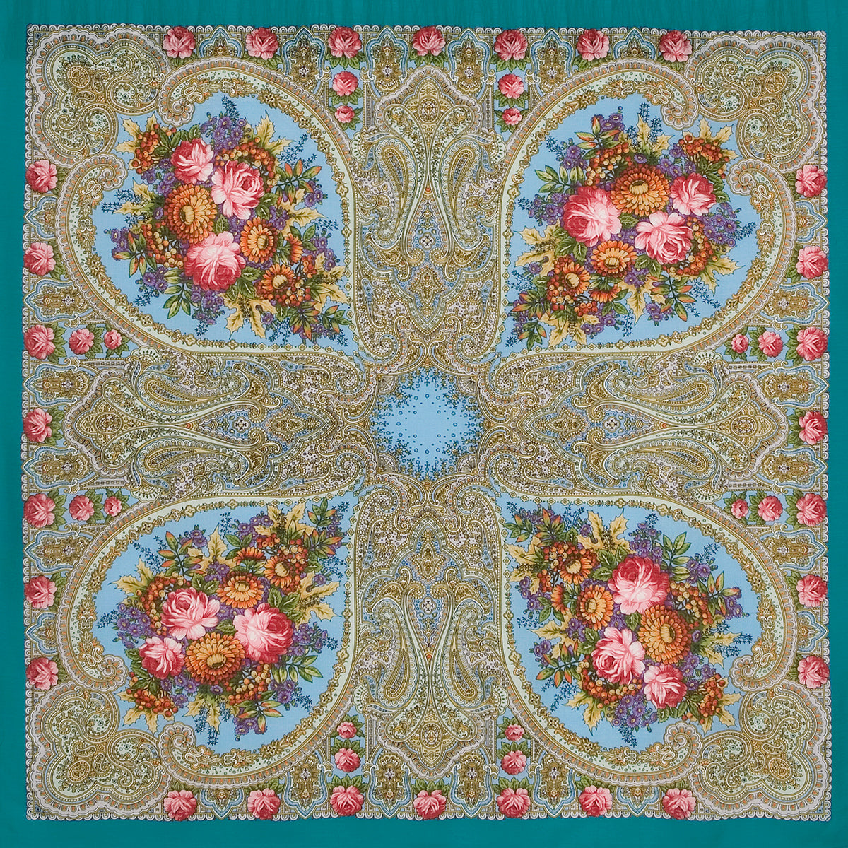 Shawl "Autumn lace"