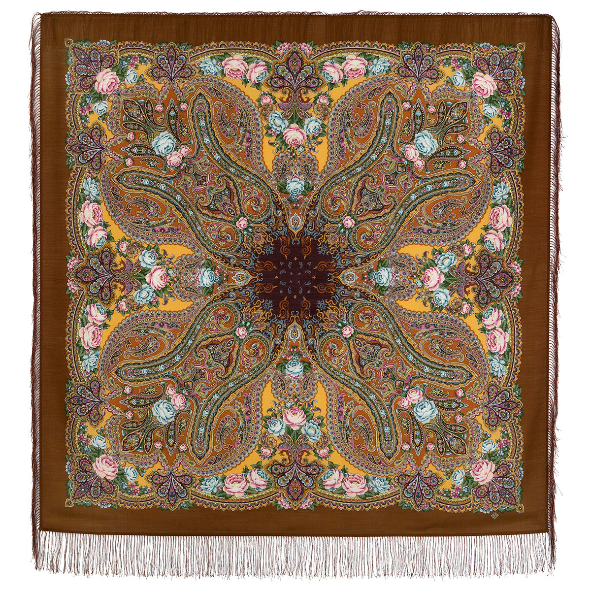 Shawl "Evening in the estate"