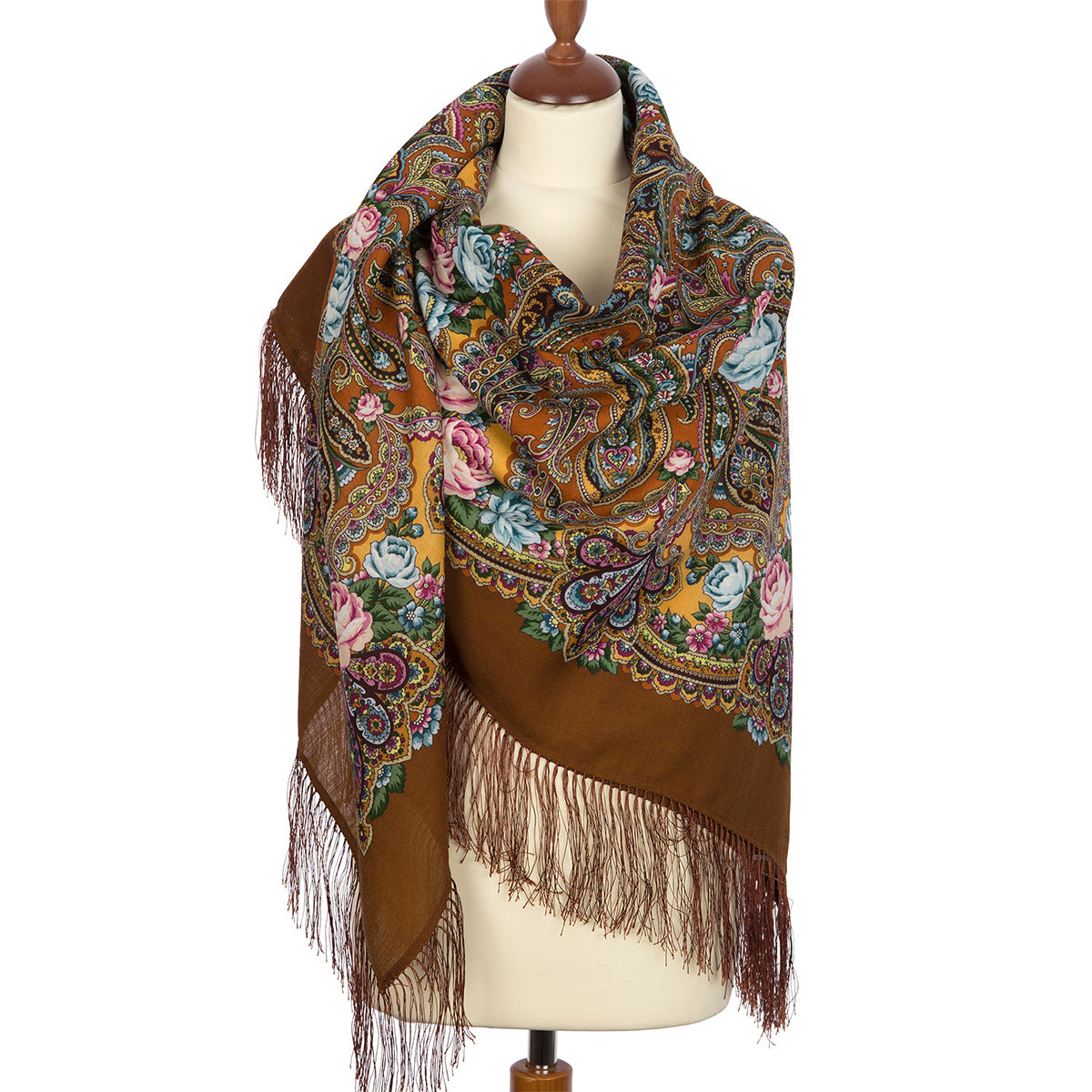 Shawl "Evening in the estate"