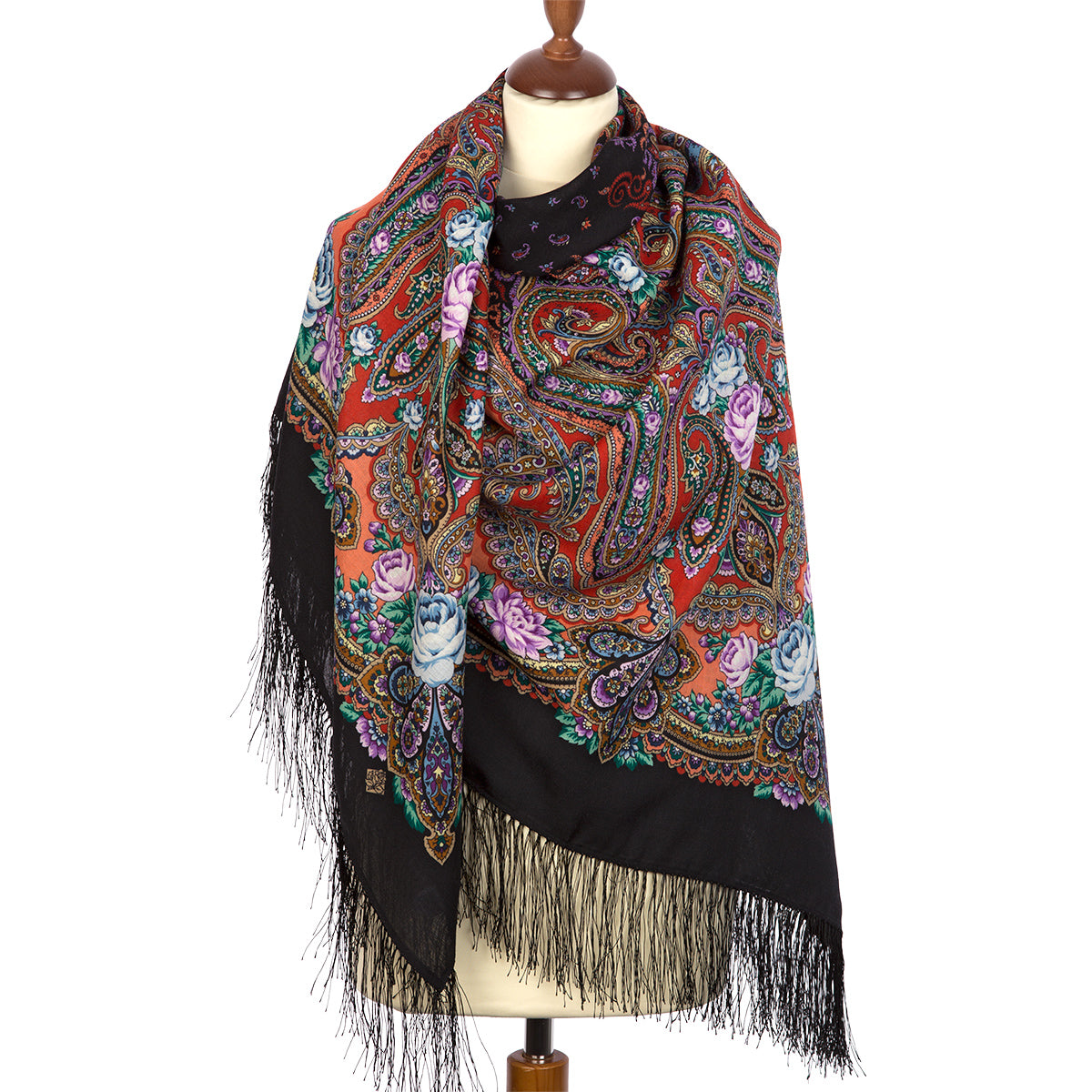 Shawl "Evening in the estate"