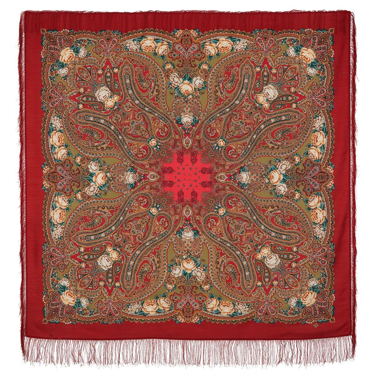 Shawl "Evening in the estate"
