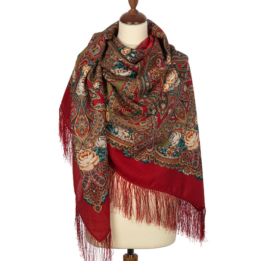 Shawl "Evening in the estate"