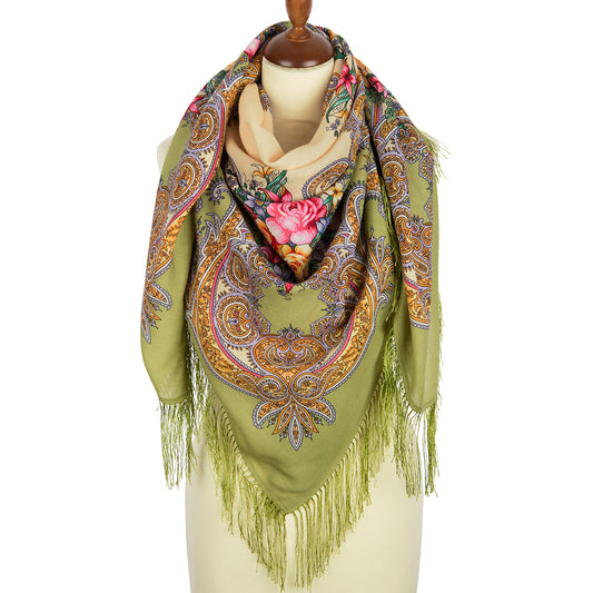 Shawl "Golden Ray of Sunshine" 1685-10