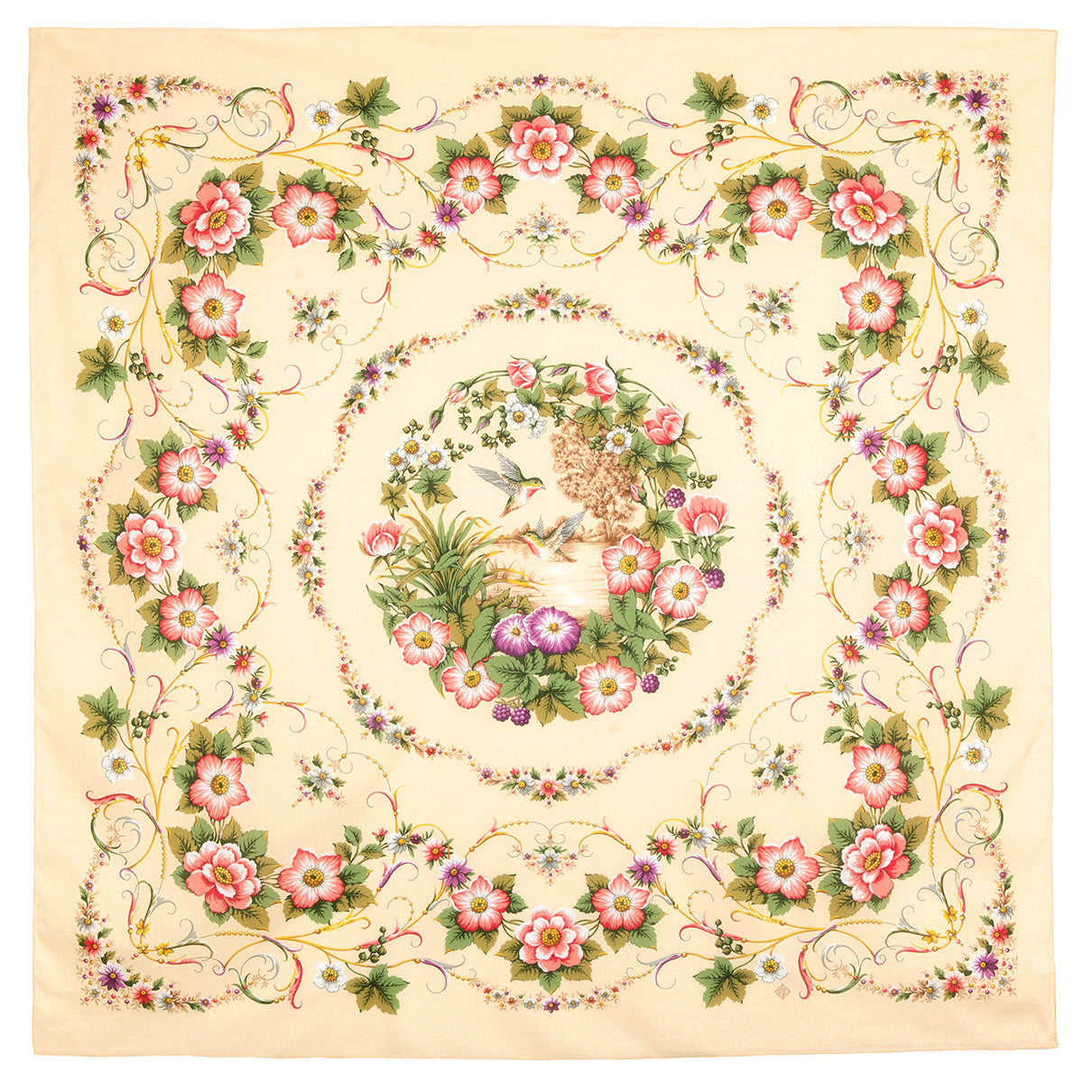 Сotton kerchief "Lake of Light" 1715-2