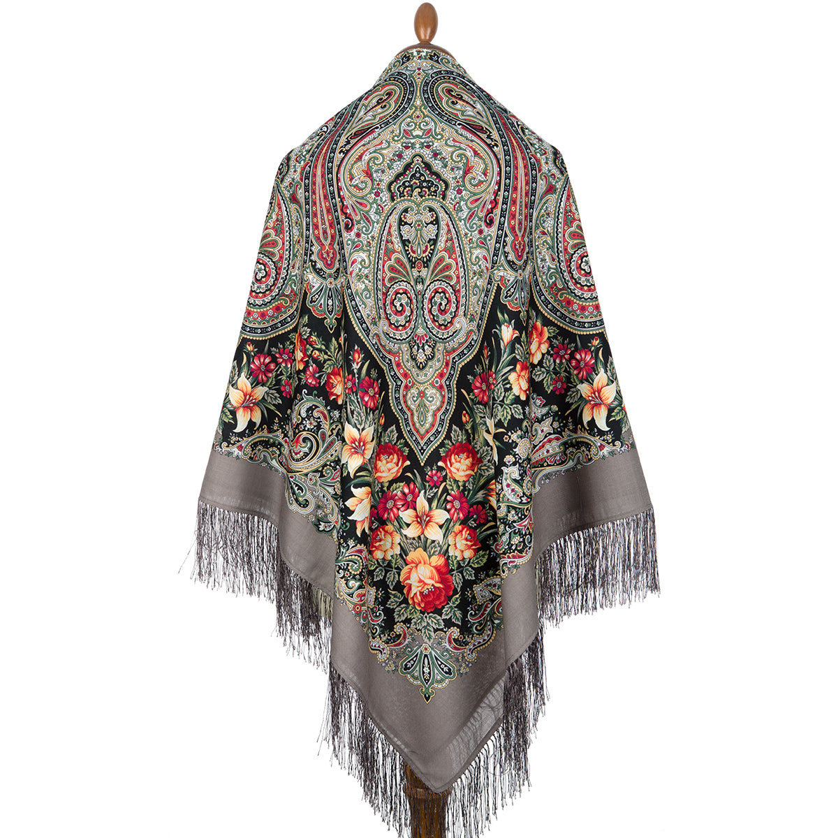 Шаль "Цветочный калейдоскоп"