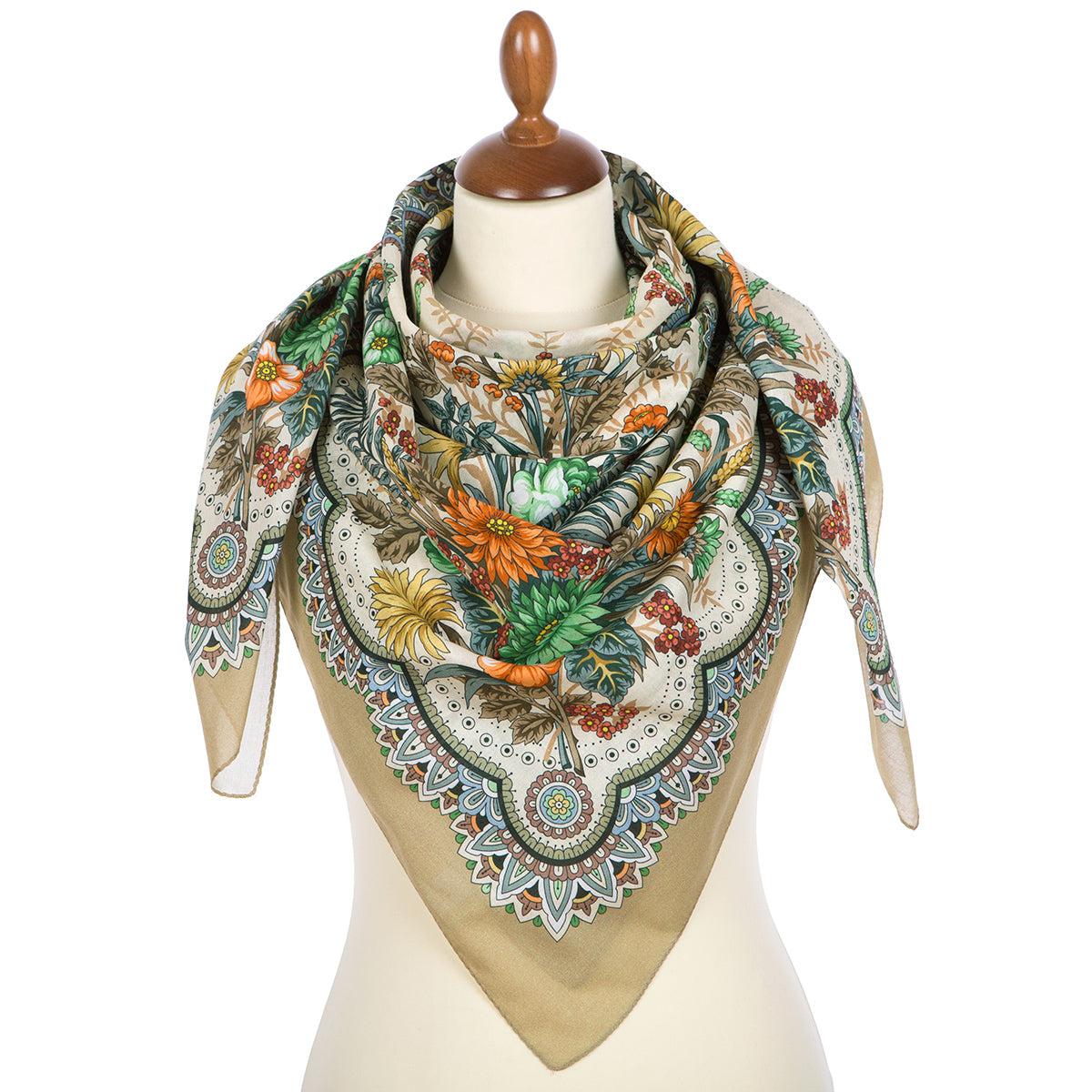 Сotton kerchief "Blooming Summer"