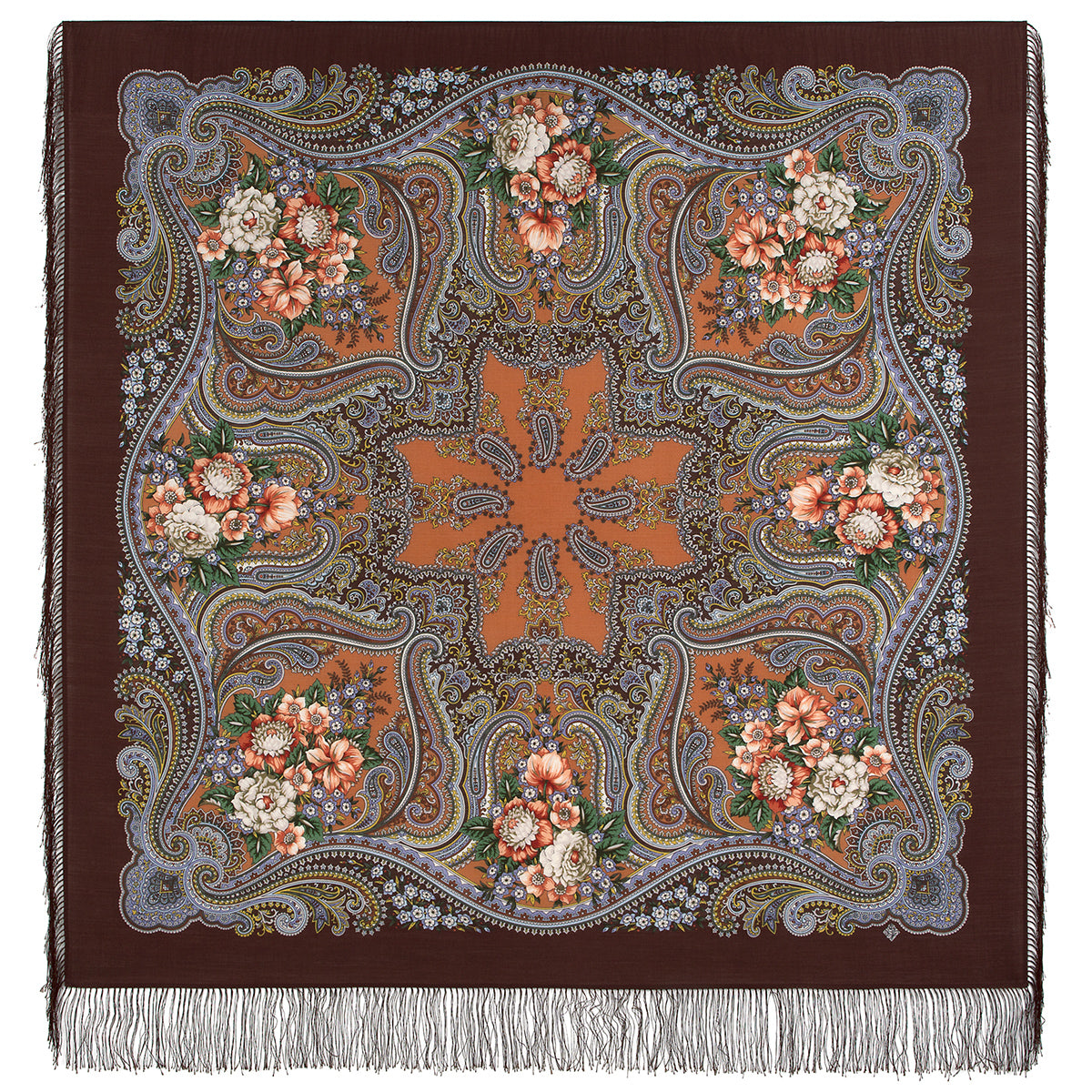 Shawl "Autumn Bonfires"