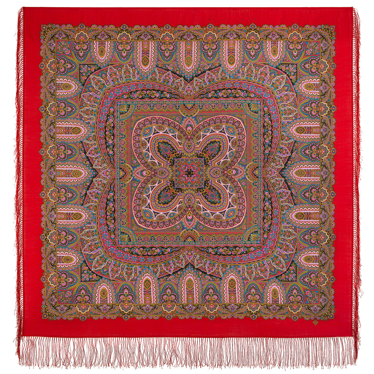 Shawl "Gingerbread house"