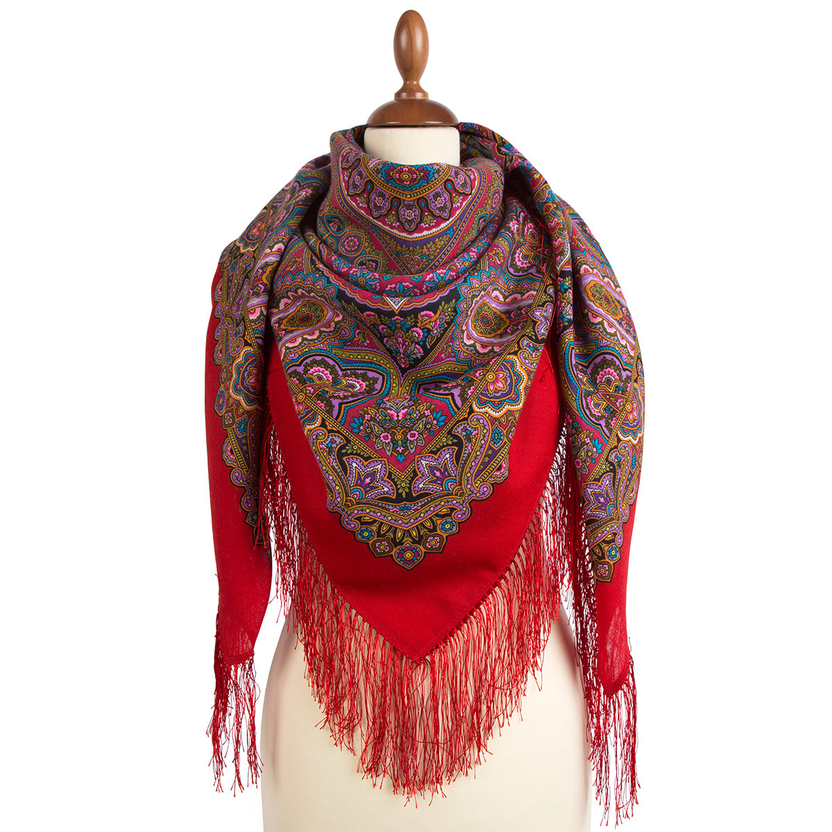 Shawl "Gingerbread house"