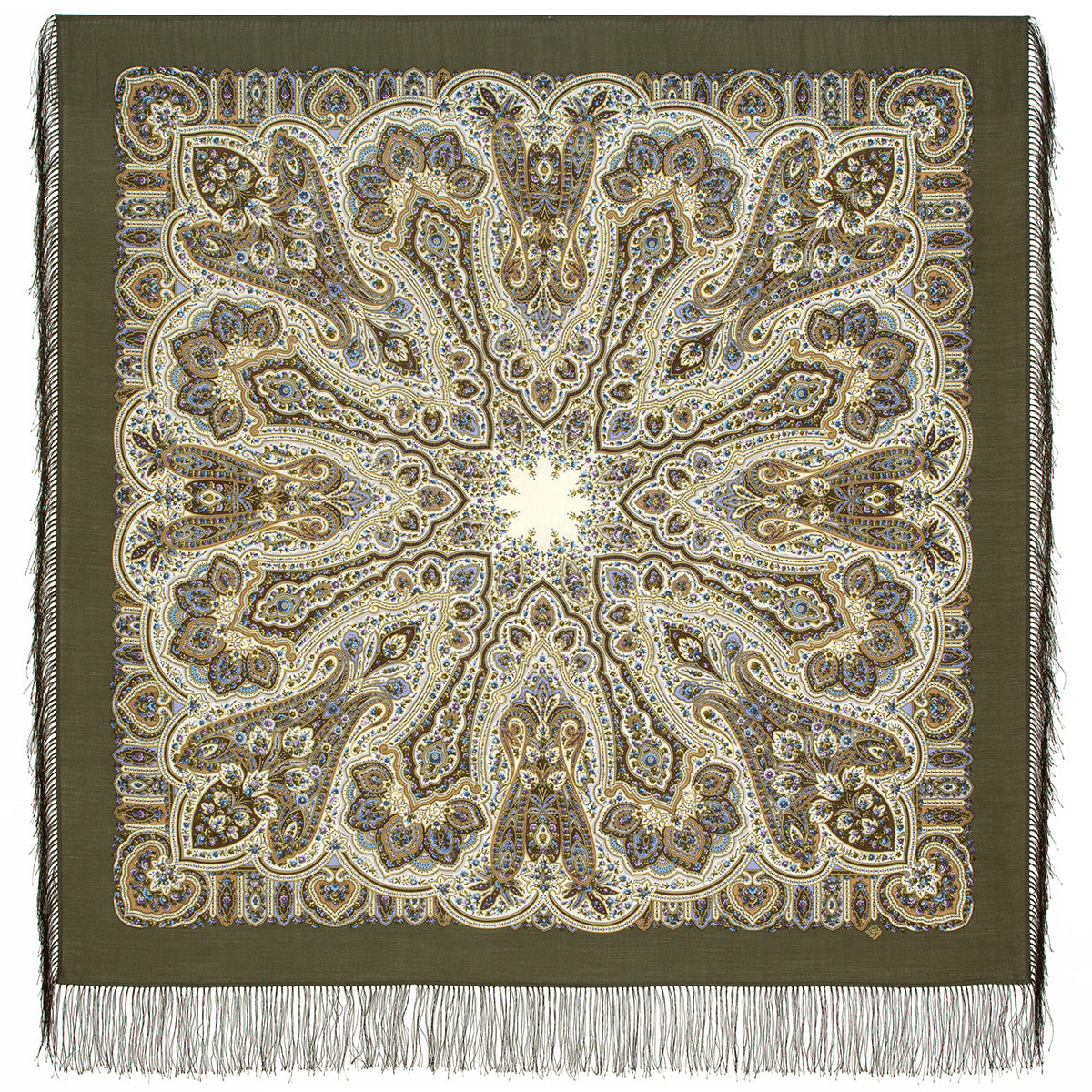 Shawl "Dreams of White Flowers"