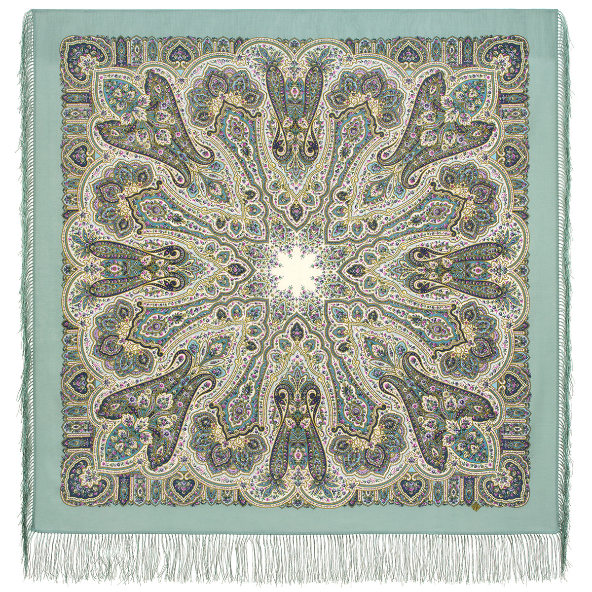 Shawl "Dreams of White Flowers"