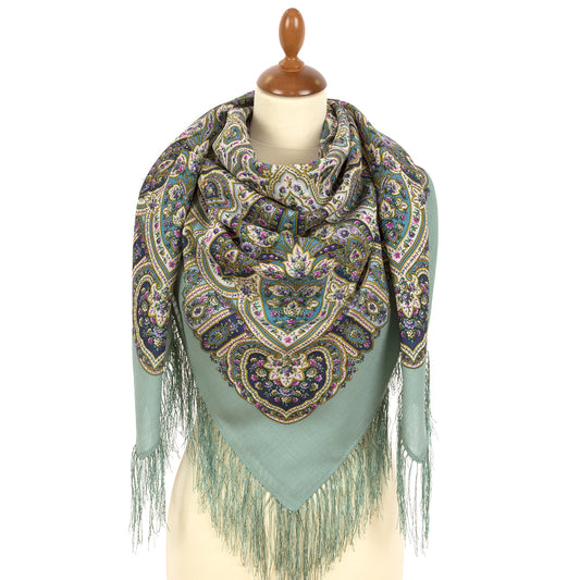 Shawl "Dreams of White Flowers" 1936-11