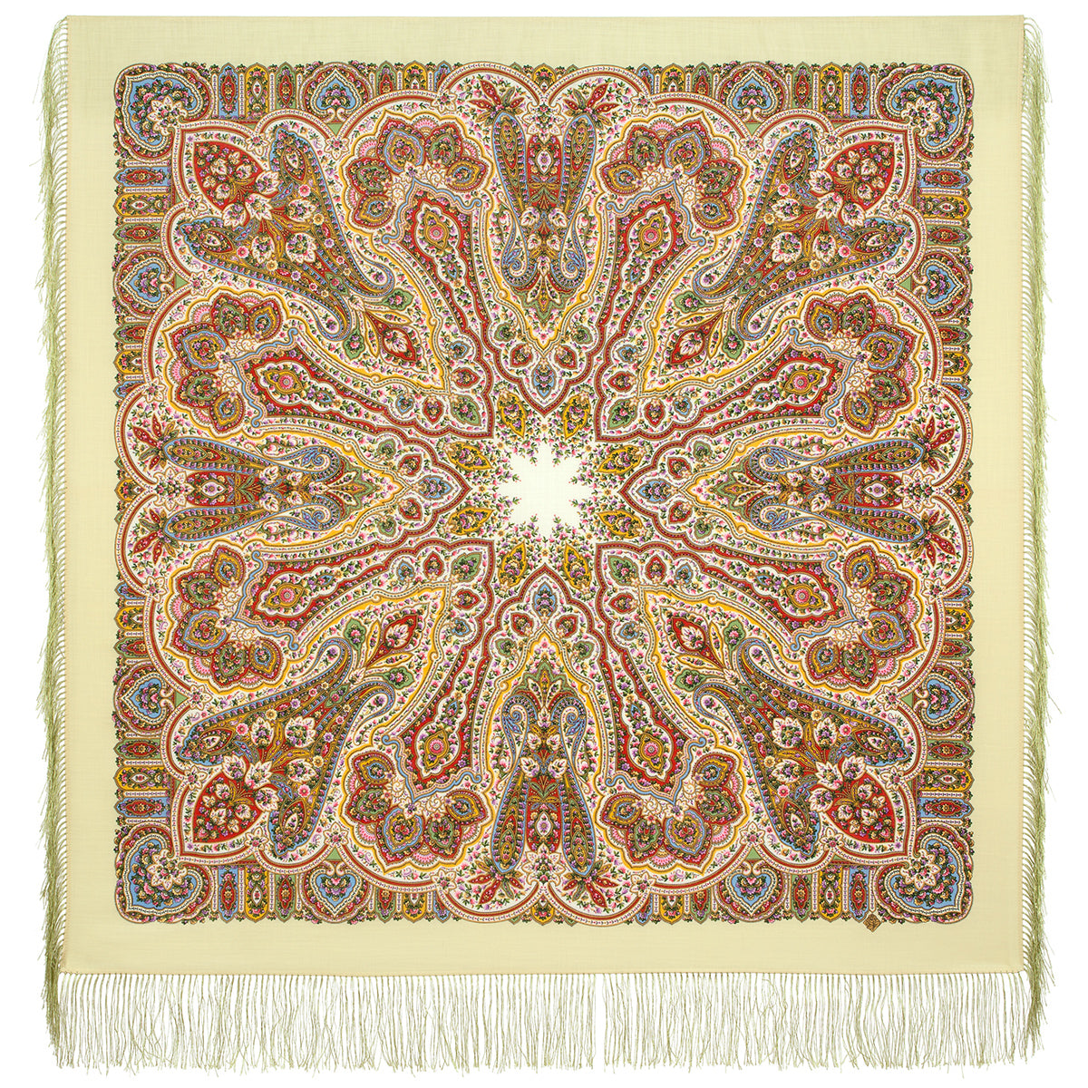 Shawl "Dreams of White Flowers"