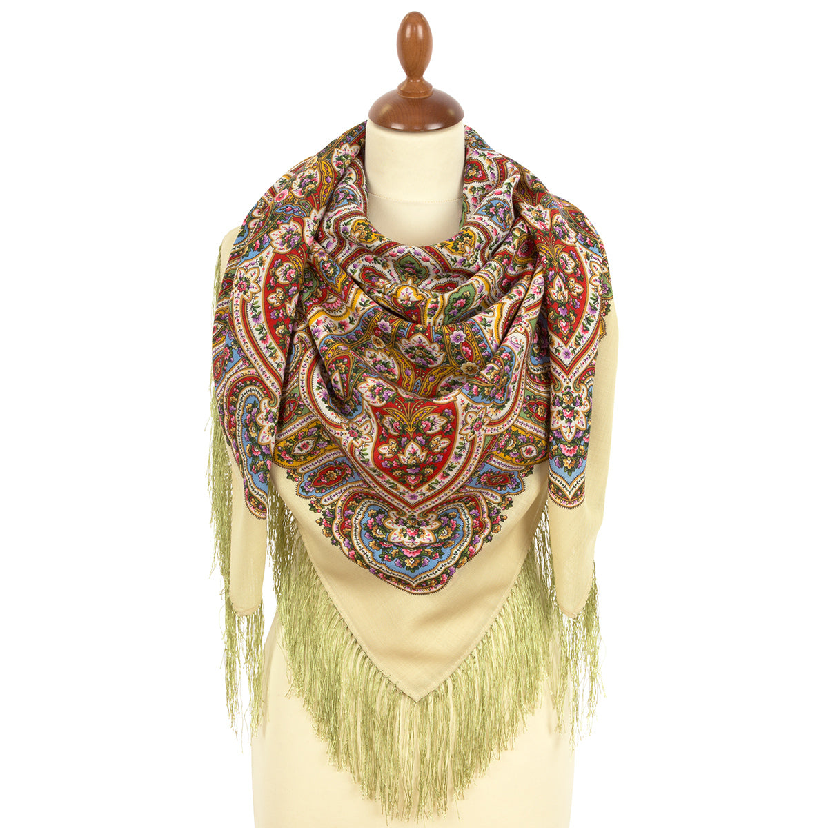 Shawl "Dreams of White Flowers"