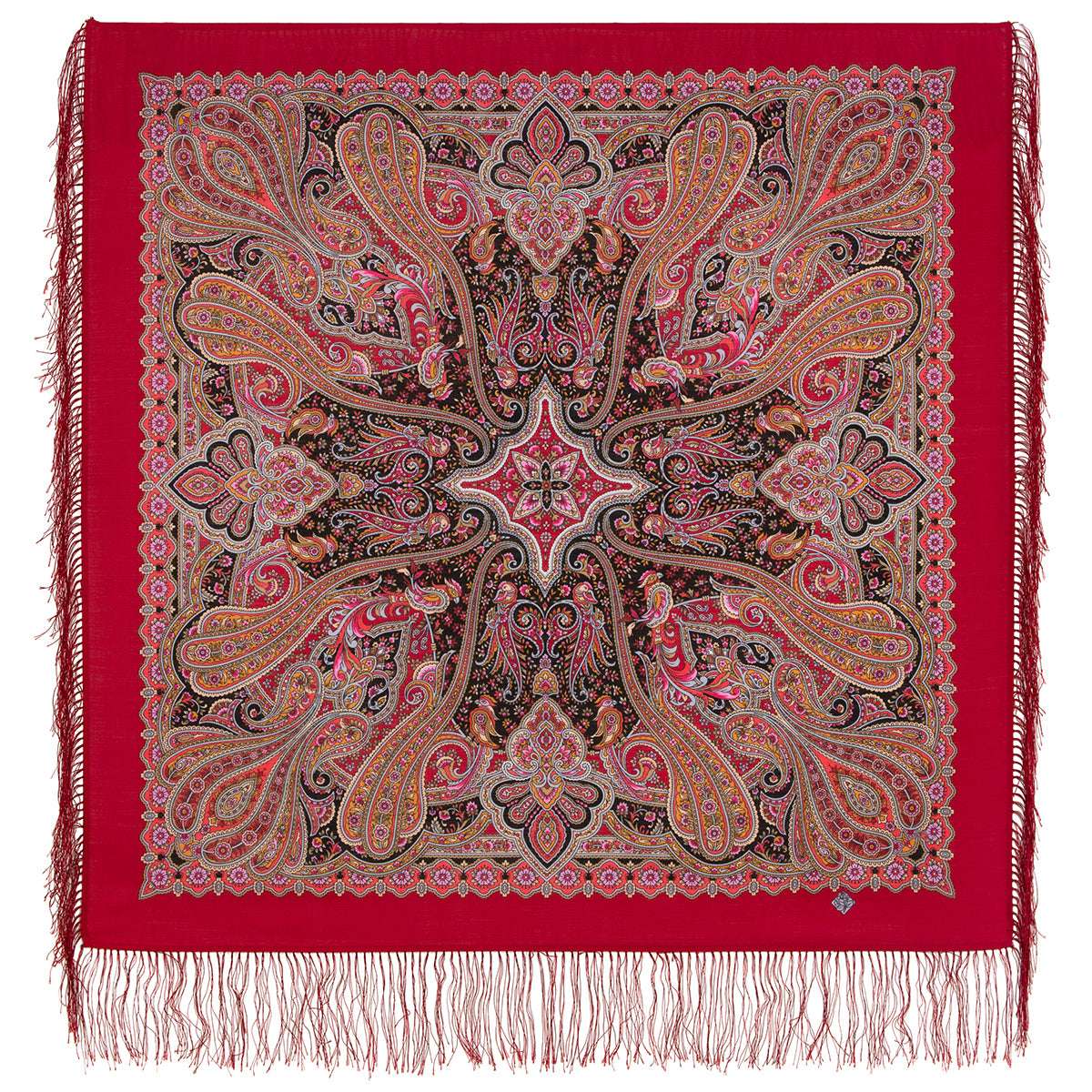 Kerchief "Among the dense branches"