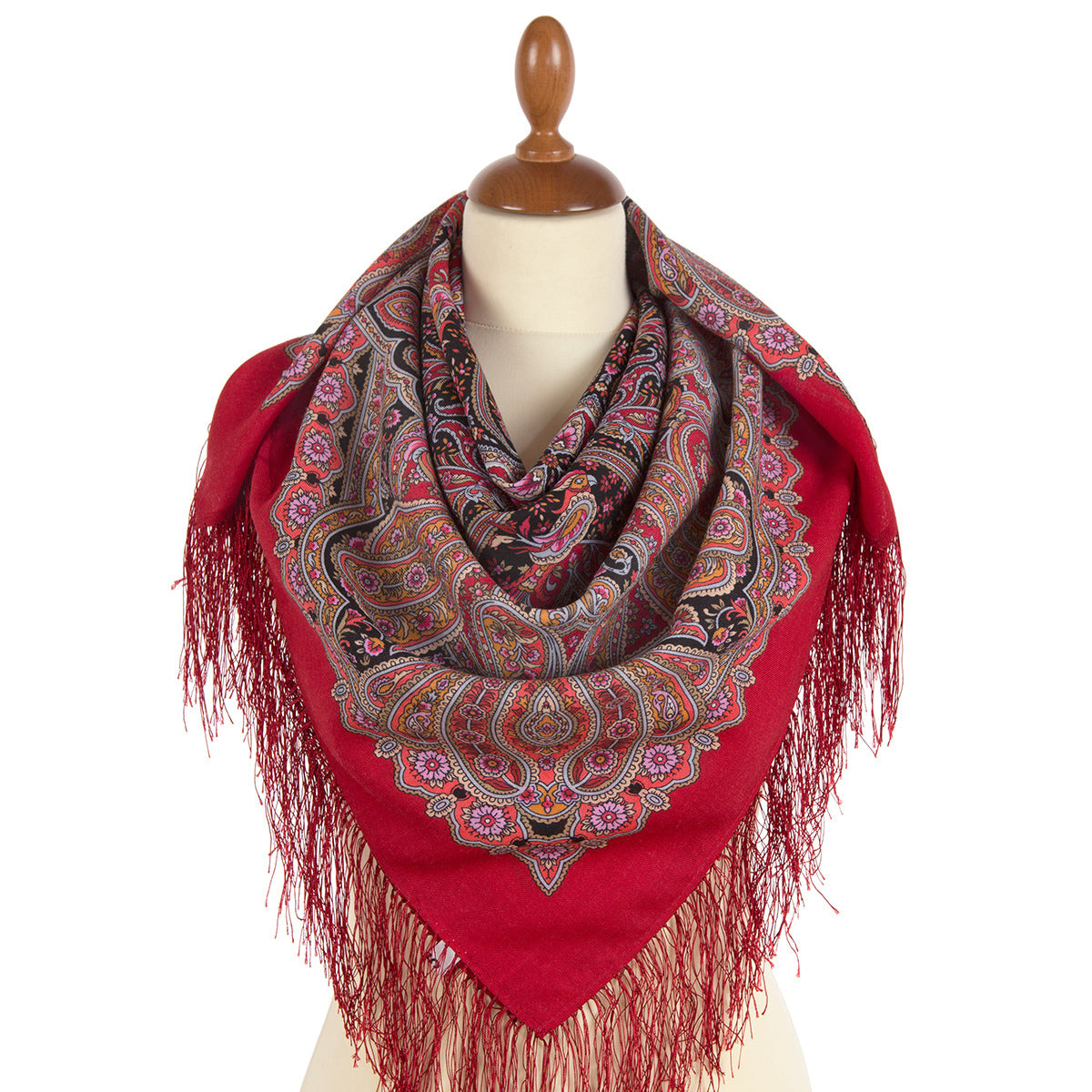 Kerchief "Among the dense branches"