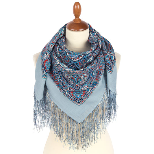 Kerchief "Autumn morning" 2006-1