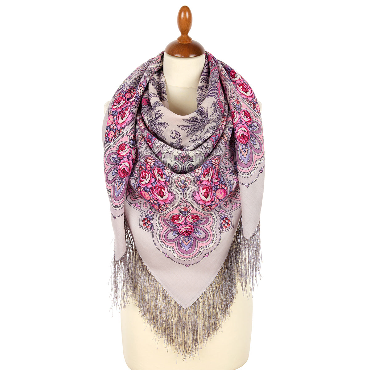 Shawl "Winter Rose"