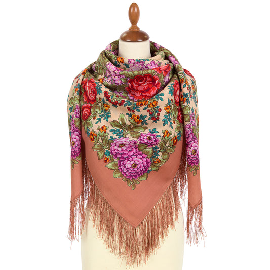 Shawl "Tsar's courtyard" 2021-16