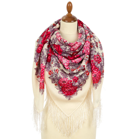 Shawl "Tsar's courtyard" 2021-2