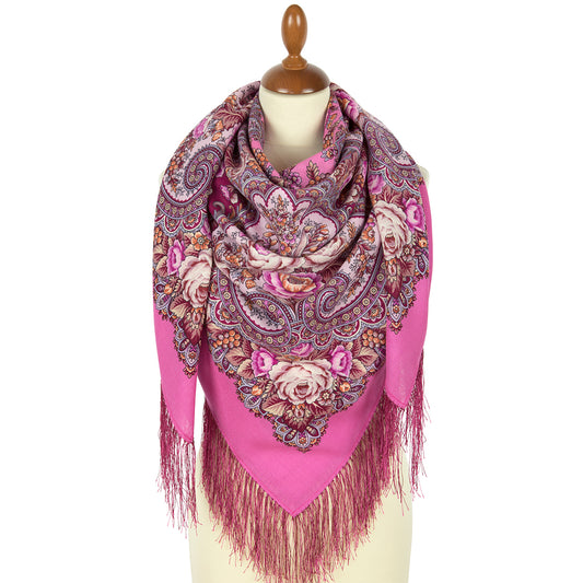 Shawl "Wine Berries" 2025-3