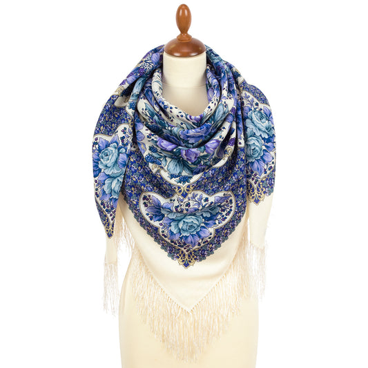 Shawl "Aroma of Blooming Roses" 2057-0