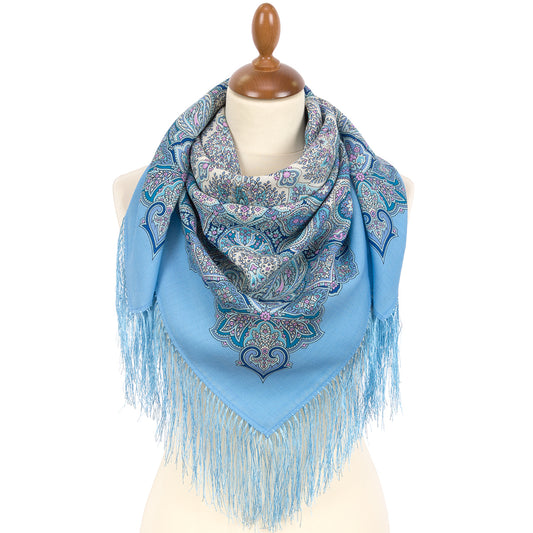 Kerchief "Winter Stars" 2077-11