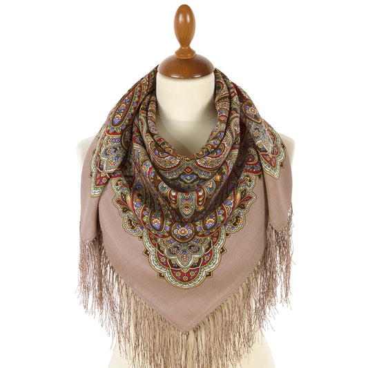 Kerchief "On the golden porch" 2095-16