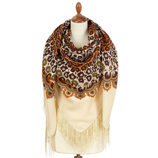 Shawl "Leopards" 333-16