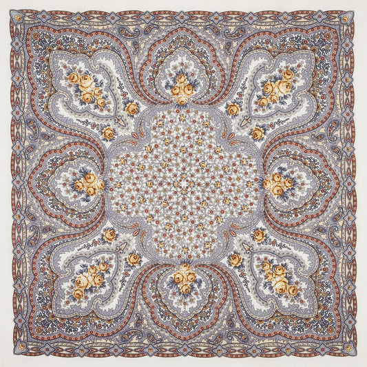 Shawl "Fairy of lilac" 406-3