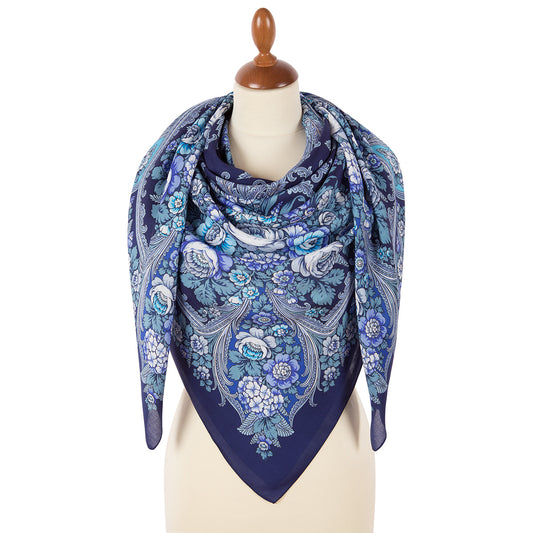 Viscose kerchief "Holiday" 833-14