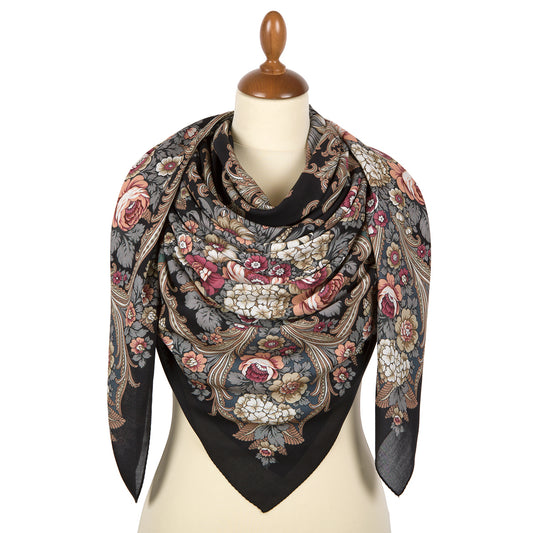 Viscose kerchief "Holiday" 833-18