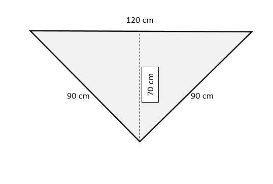 Uryupinsk downy neckerchief # KW-5, 90x120x90 cm.