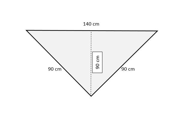 Uryupinsk downy neckerchief # KW-168, 90x140x90 cm.