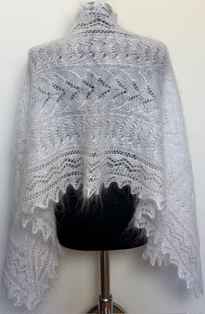 Uryupinsk downy shawl ( Palantine ) # SW-20, 160x50 cm