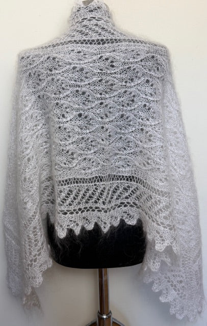 Uryupinsk downy shawl ( Palantine ) # SW-12, 150x60 cm