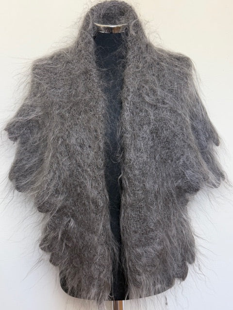 Uryupinsk downy shawl #PG-215, 110x110 cm