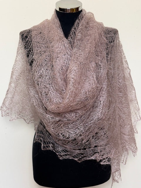 Downy shawl ( Palantine ) #10, 200x80 cm