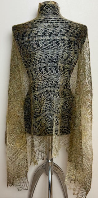 Downy shawl ( Palantine ) #94, 170x80 cm