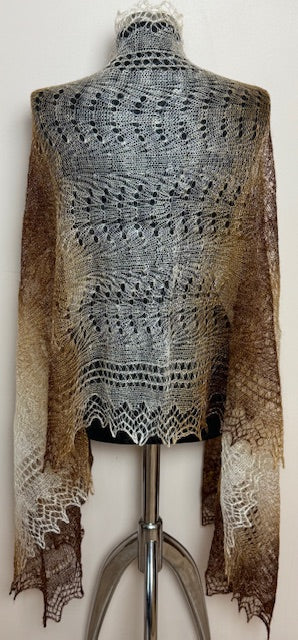 Downy shawl ( Palantine ) #97, 180x70 cm